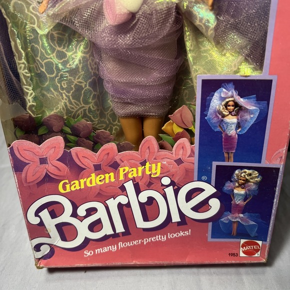 Vintage 1988 Mattel Garden Party Barbie Doll - Picture 3 of 5